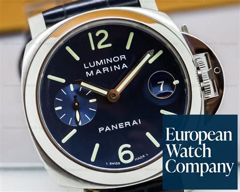 panerai pam 119|panerai luminor marina blue dial.